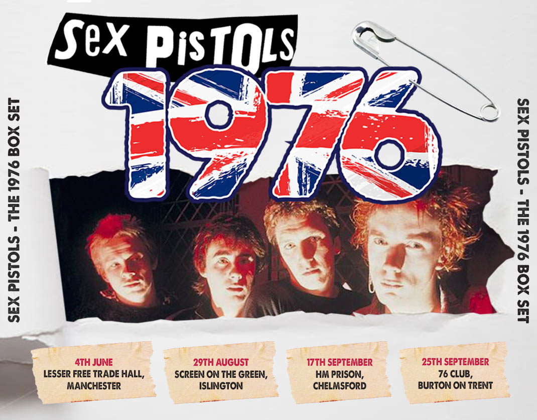 No 1393 Sex Pistols Live 1976 (4 Cd Box set). 